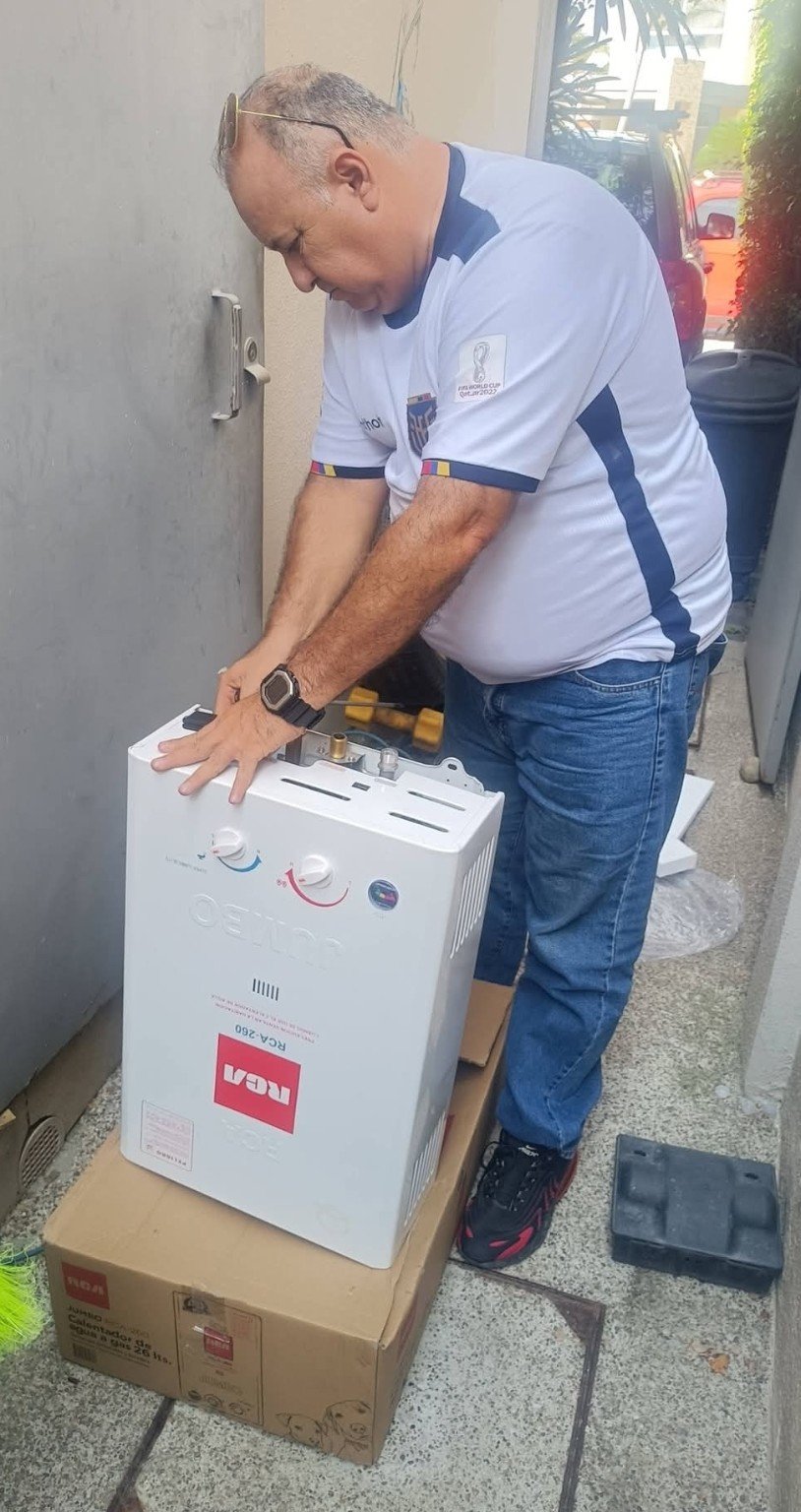 Instalación de calefón